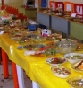 جشنواره غذاهای سالم و مفید در مدرسه ابتدایی کازرون