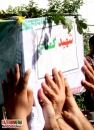 پيكرهاي مطهر سه شهيد گمنام در خشت تشییع شدند