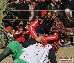 تعزیه روز عاشورا در روستای اسلام آباد شاهپور