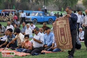 در حاشیه نماز عید فطر در کازرون