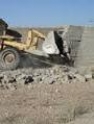تخريب ساخت و سازهاي غير مجاز در حريم راه هاي كازرون