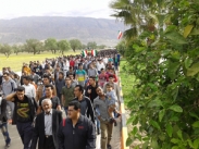 همايش بزرگ پياده روي در شهر نودان برگزار شد