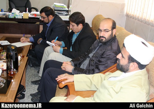 جلسه دادستان شهرستان کازرون با مدیران 4 سایت خبری کازرون برگزار شد + عکس