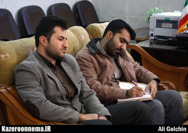 جلسه دادستان شهرستان کازرون با مدیران 4 سایت خبری کازرون برگزار شد + عکس