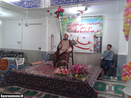 جشن بزرگ ميلاد امام علي (ع) در شهر نودان برگزار گرديد + عكس