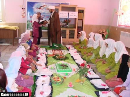 مراسم جشن تکلیف دانش‌آموزان دختر شهرستان کازرون برگزار شد