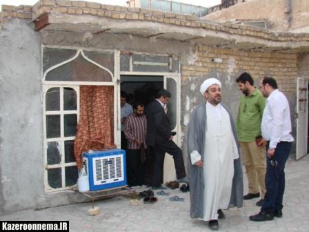 بازدید امام جمعه و فرماندار از منزل مددجویان کمته امداد امام خمینی