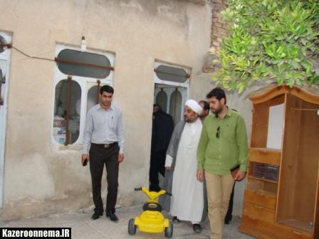 بازدید امام جمعه و فرماندار از منزل مددجویان کمته امداد امام خمینی