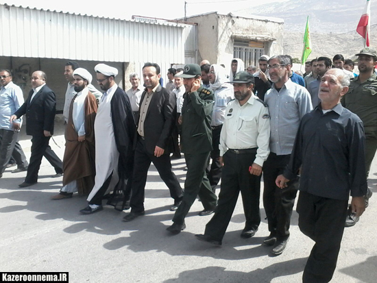 راهپیمایی روز قدس در بخش کوهمره نودان برگزار شد + عکس