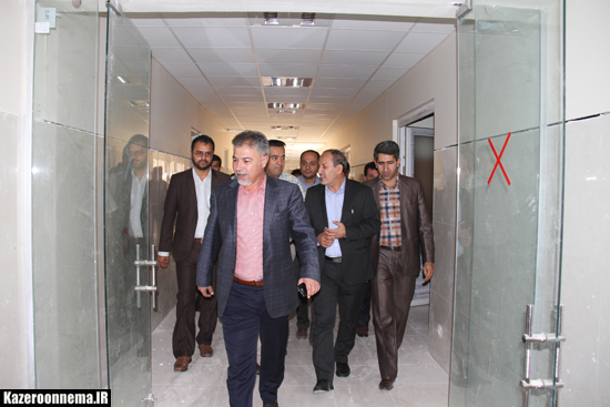 بازدید جمعی از رؤسای واحدهای استان فارس از بیمارستان امام علی (ع) واحد کازرون