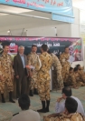 تقدیر از سربازان نمونه انضباطی و نماز آموزی مرکز آموزش 07 ارتش