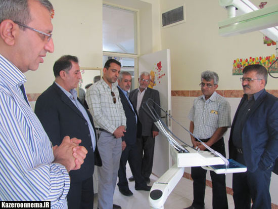 حضور مدیرعامل درمانگاه فرهنگیان شیراز در کلینیک دندانپزشکی فرهنگیان کازرون