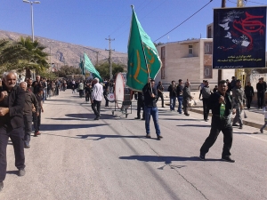 عزاداری اربعین حسینی در بخش کوهمره نودان