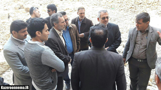 بازدید مدیر عامل آبفا روستایی استان از بخش جره و بالاده + عکس