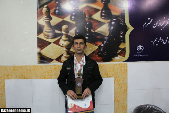 تیم شطرنج کازرون در مکان سوم لیگ شطرنج فارس ایستادند