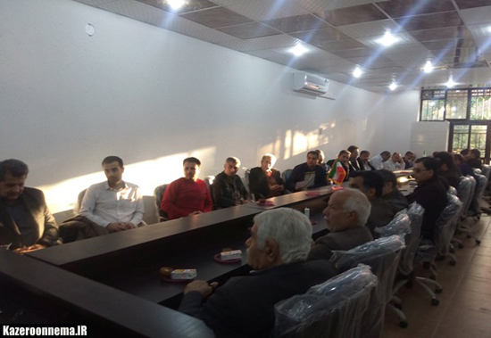 جلسه روسای هیئت های ورزشی با رئیس اداره ورزش و جوانان شهرستان کازرون