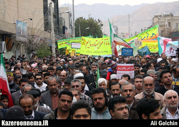 راهپیمایی 22 بهمن فردا در کازرون از میدان شهدا تا استادیوم ورزشی