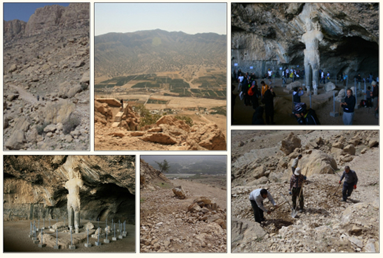 تسطیح و خوانا سازی مسیر گردشگری به غار طبیعی تاریخی شاپور