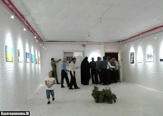 نمایشگاه آثار برگزیده جشنواره عکس اُشم در کازرون گشایش یافت