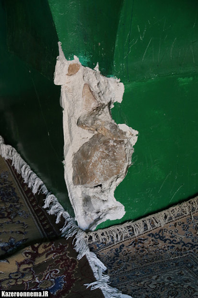 بقعه تاریخی در کازرون آسیب دید/ جستجو برای گنج علت احتمالی حادثه