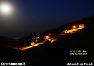 نمای بامدادی روستای تاریخی دوان