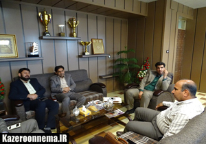 فرماندار شهرستان کازرون با مدیرکل ورزش و جوانان فارس دیدار کرد
