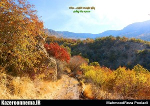 طبیعت پائیزی کازرون - روستای دردانه