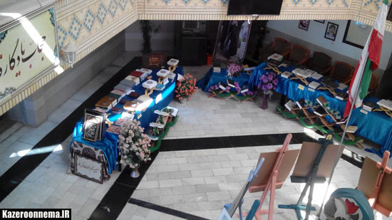 نمایشگاه قرآن در آموزش و پرورش کازرون برپا شد