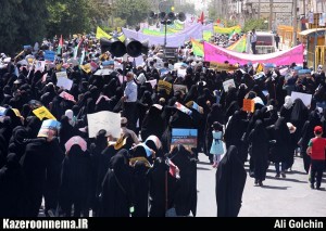 گزارش تصویری: راهپیمایی روز قدس در کازرون