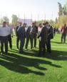 زمین چمن مصنوعی فوتسال و باشگاه پینت بال آموزش و پرورش افتتاح شد