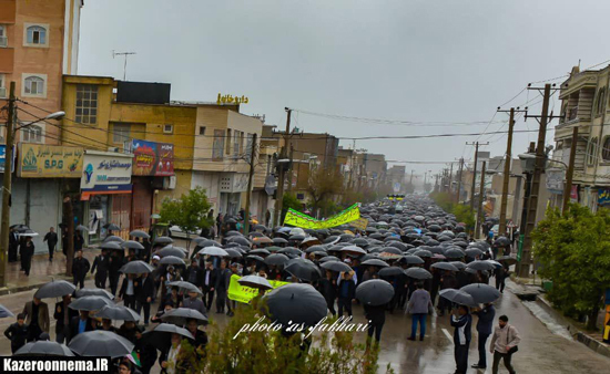 راهپیمایی یوم الله 22 بهمن در سالگرد 40 سالگی انقلاب با شکوه تمام در کازرون برگزار شد