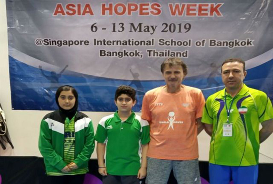 دختر کازرونی موفق به کسب نخستین نشان آسیایی در رشته پینگ پنگ شد