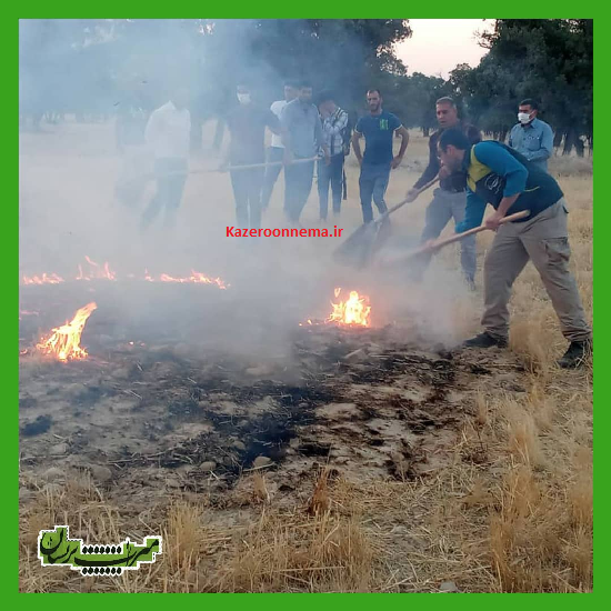 کارگاه آموزشی اطفای حریق کوهستان در روستای کلانی برگزار شد+عکس