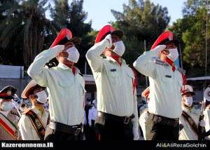 آیین آغاز هفته نیروی انتظامی در کازرون