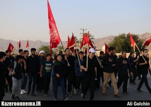 حماسه جاماندگان اربعین در کازرون _ ۱