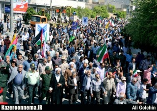 راهپیمایی روز قدس در کازرون