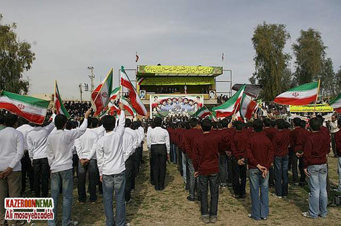 مراسم ويژه‌ي 22 بهمن در کازرون