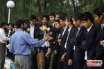 مراسم استقبال از دانش آموزان قرآني در كازرون