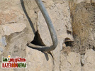 وضعیت تکیه‌گاه‌های حفاظ نرده‌های پله‌های غار شاپور